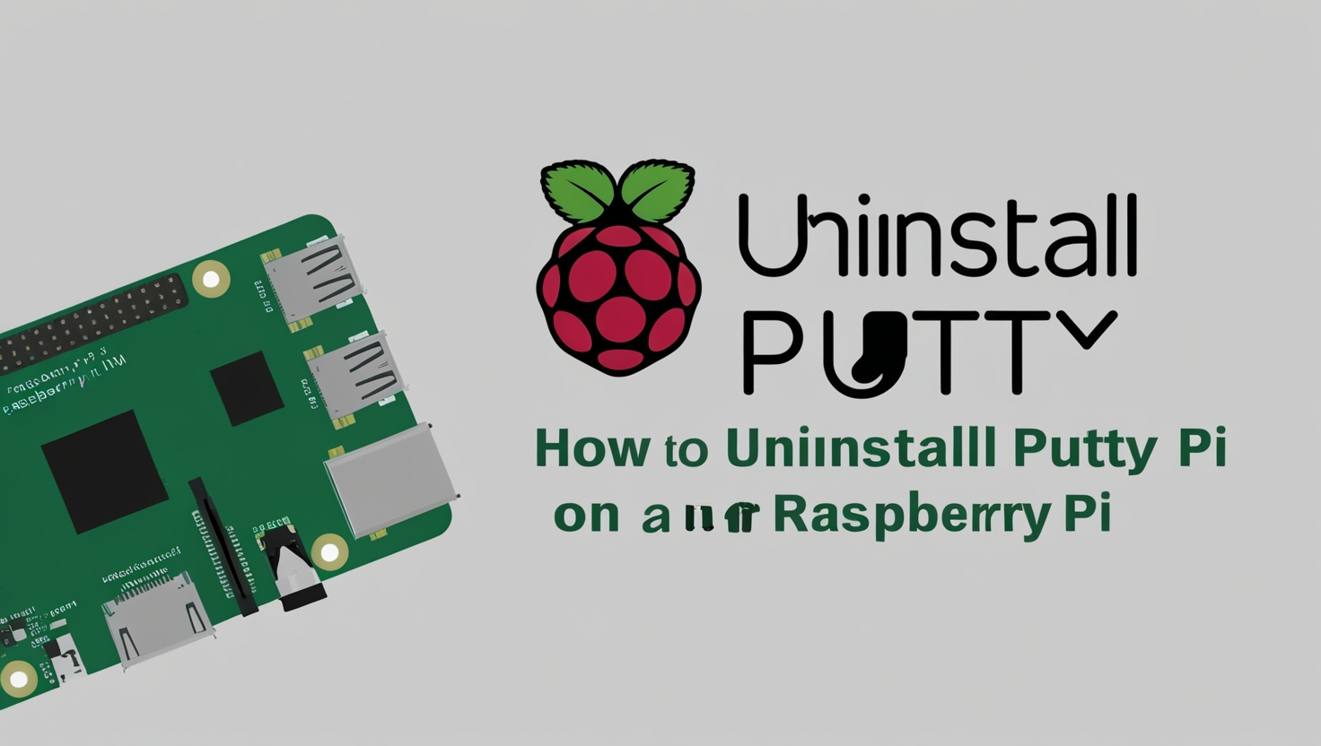 How Do I Uninstall PuTTY on a Raspberry Pi